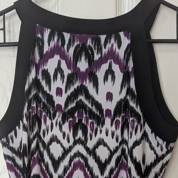 INC International- Boho Escape Halter top. PM (purple/black & white) NWT - Picture 8 of 8